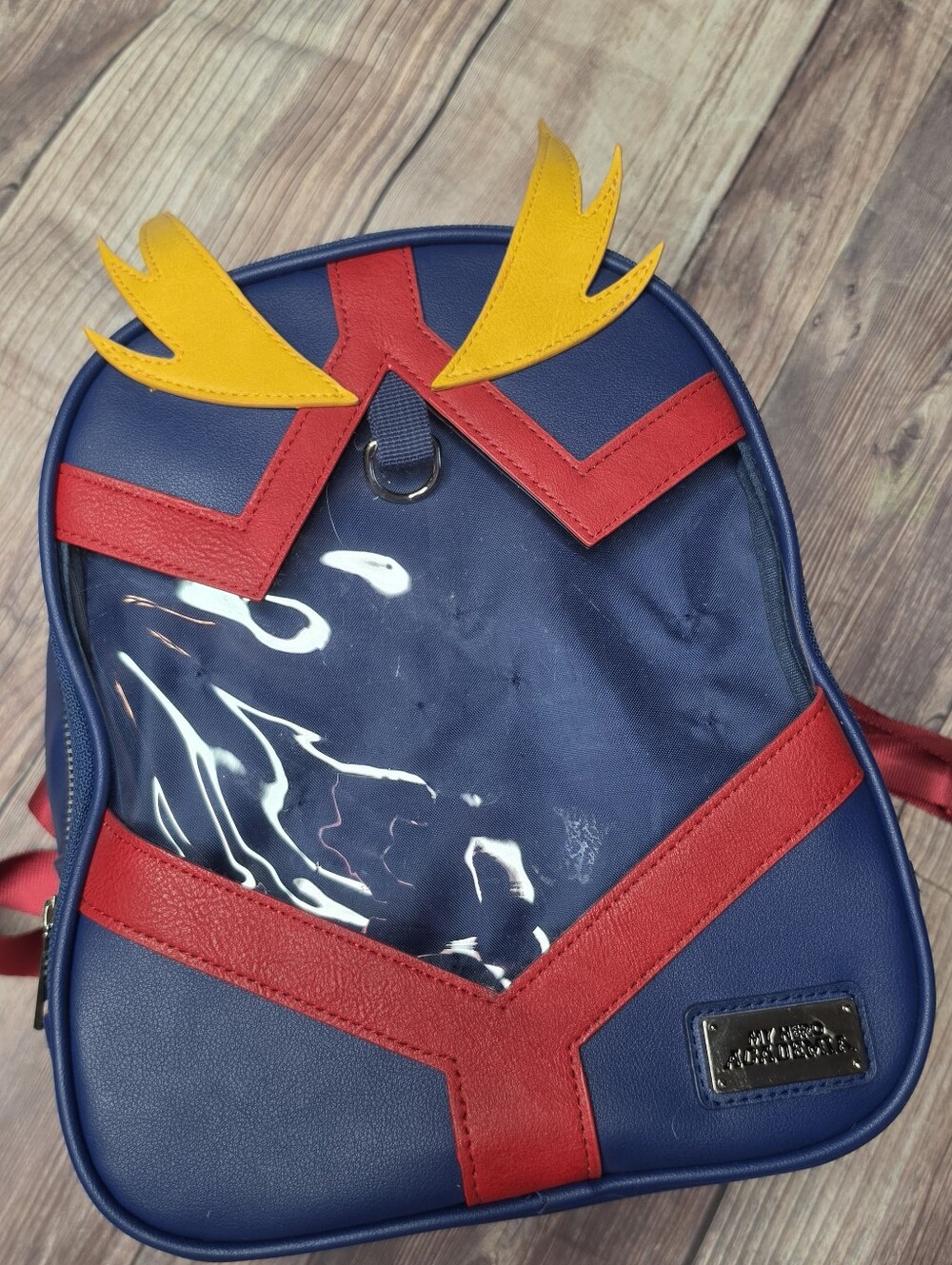 My Hero Academia All Might Pin Ita Bag Mini Backpack - Picture 2 of 9